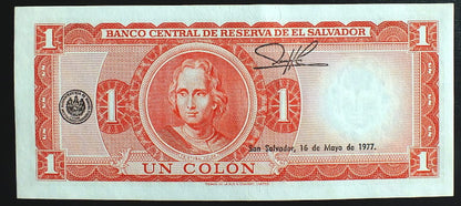 1 Colon - Salwador 1972