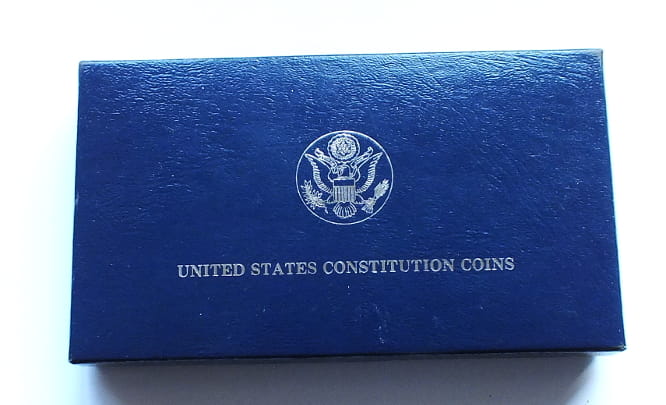 1 dollar 200 lat Konstytucji 1987 - stempel zwykły!