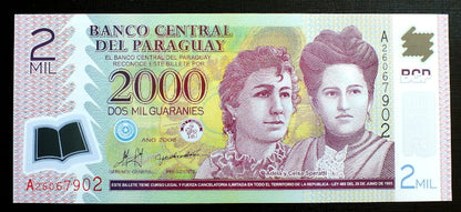 2000 Guaranies - Paragwaj 2008 r.