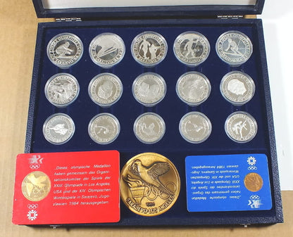 Zestaw Sarajewo 1984 (15 monet + 3 medale) Jugosławia