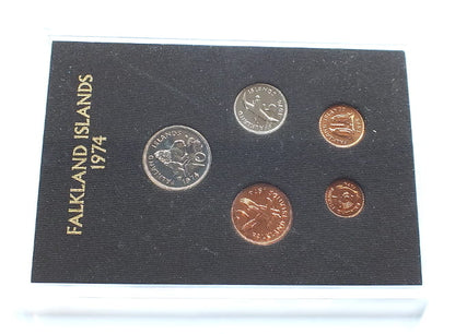Zestaw Falklandy 1974 - mennicze