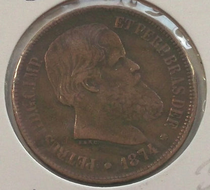 40 reis Piotr II cesarz 1831-1889