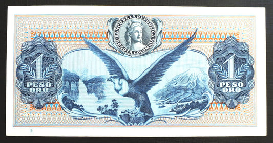 1 Pesos Oro - Kolumbia 1972