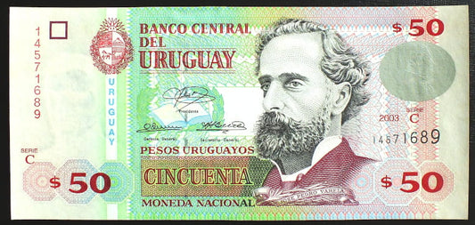 50 Pesos Uruguayos - Urugwaj