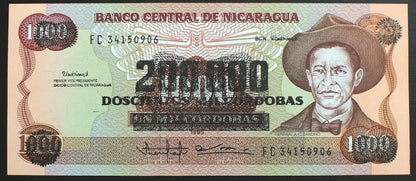 200000 Cordobas - Nikaragua 1990 r.