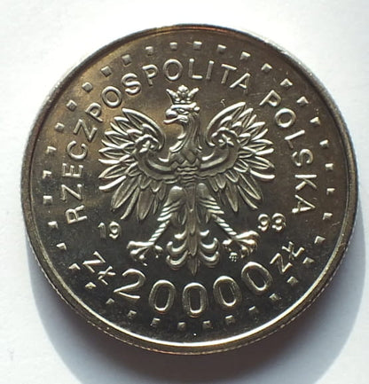 20 000 zł XVII Zimowe Igrzyska Olimpijskie Lillehammer 1994