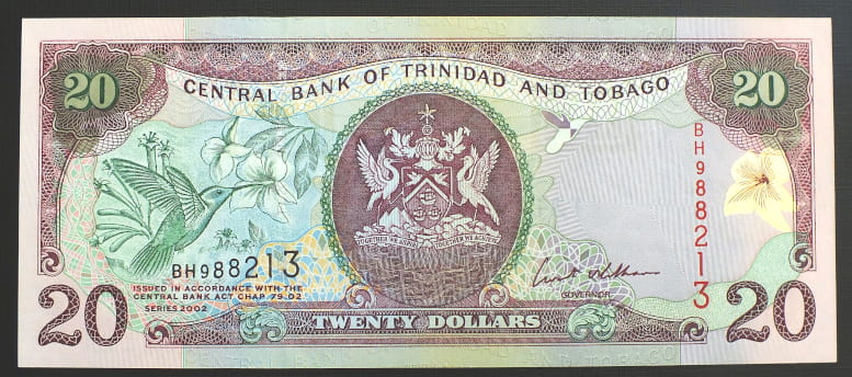 20 Dolarów - Trynidad i Tobago 2002 r.