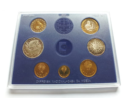 Zestaw monet Portugalia Proof 2001