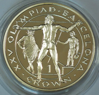 1 korona Olimpiada w Barcelonie GIBRALTAR
