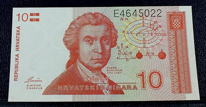 10 Dinarów - Chorwacja