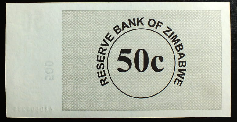 50 Cents - Zimbabwe 2006 r.