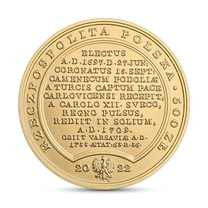 500 zł Skarby Stanisława Augusta – August II Mocny