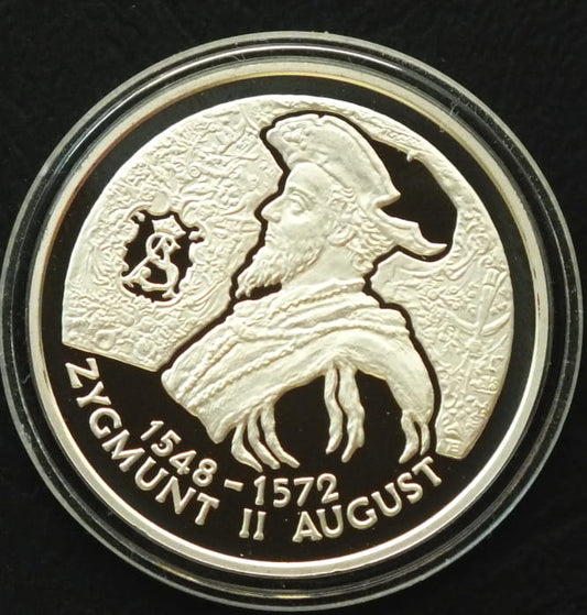 10 zł Zygmunt II August (1548 - 1572) - popiersie