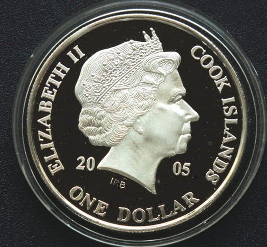 1 dollar History of Asia Cook Islands PUYI