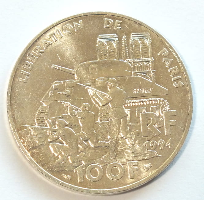 100 franków żołnierze 1994