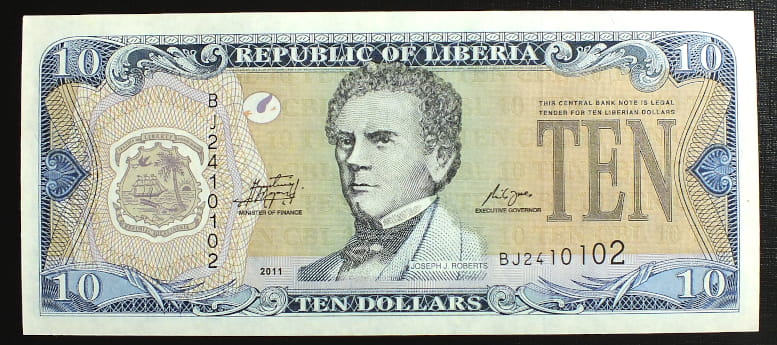 10 Dolarów - Liberia 2003-11 r.