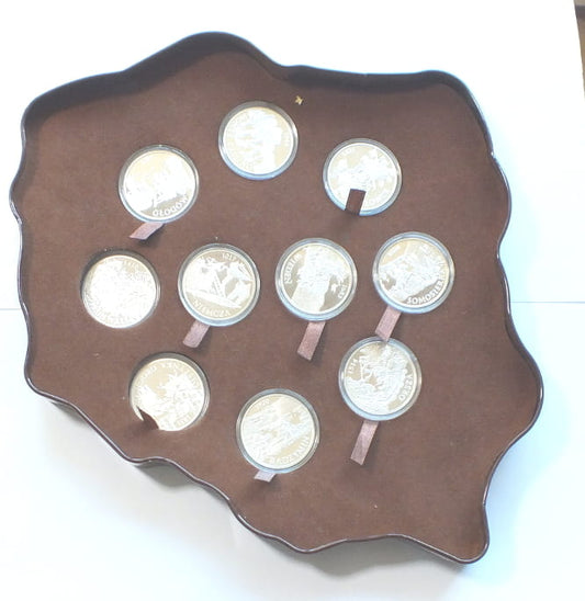 set 10 numizmatów Bitwy Polaków