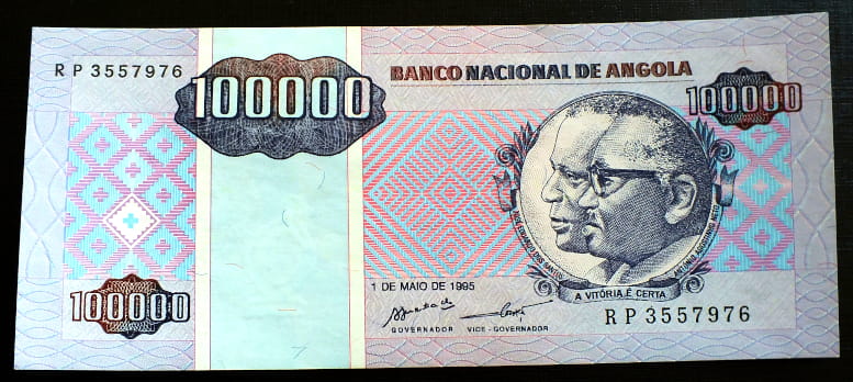 100000 Kwanzas - Angola