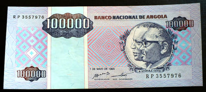 100000 Kwanzas - Angola