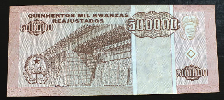 500000 Kwanzas - Angola