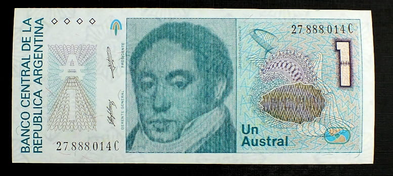 1 austral ARGENTYNA