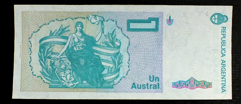 1 austral ARGENTYNA