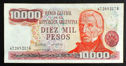 10000 pesos - Argentyna