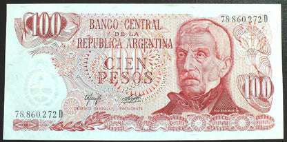 100 Pesos - Argentyna  1976 r.
