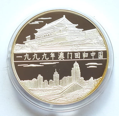 10 dolarów Liberia Macao returns to China