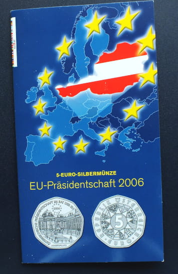 5 euro Austriacka prezydencja w UE - Austria