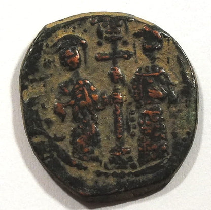 Follis Konstantyn X i Eudocja 1059-1067 odmiana