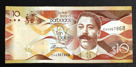 10 Dolarów - Barbados