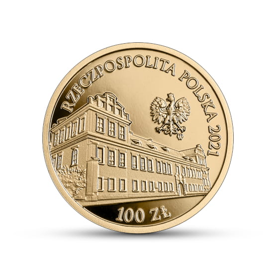 Moneta 100 zł Pałac Biskupi w Krakowie