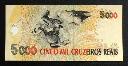 5000 Cruzeiros reais - Brazylia 1993 r.