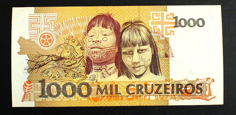 1000 cruzeiros BRAZYLIA