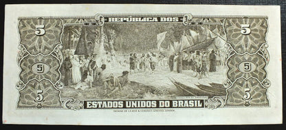 5 Cruzeiros - Brazylia 1962 r.