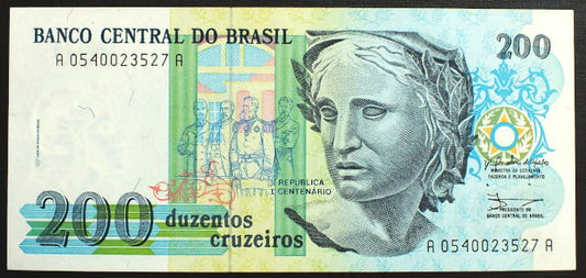 200 cruzeiros BRAZYLIA 1990 r.