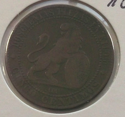 5 centimos 1870