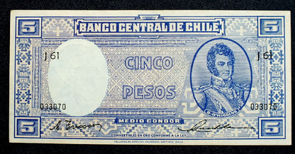 5 Pesos - Chile 1947 r.