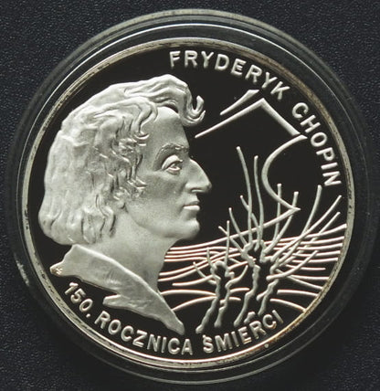 10 zł 150. rocznica śmierci Fryderyka Chopina