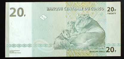 20 Francs - Kongo