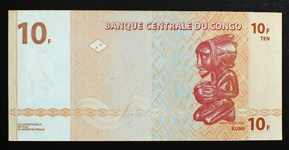 10 Francs - Kongo