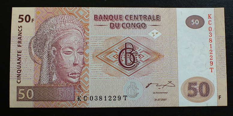 50 Francs - Kongo
