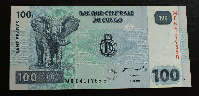 100 Francs - Kongo