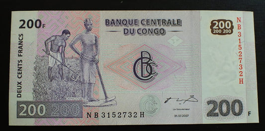200 Francs - Kongo