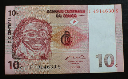 10 Centimes - Kongo