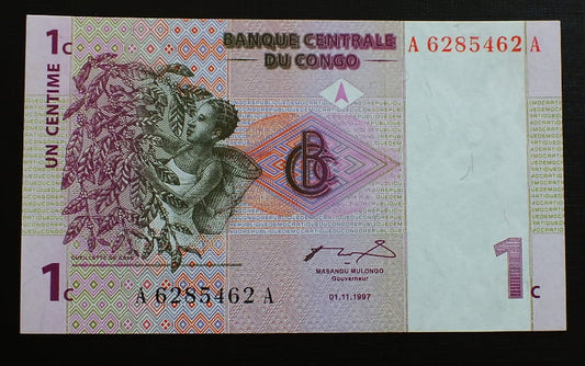 1 Centime - Kongo