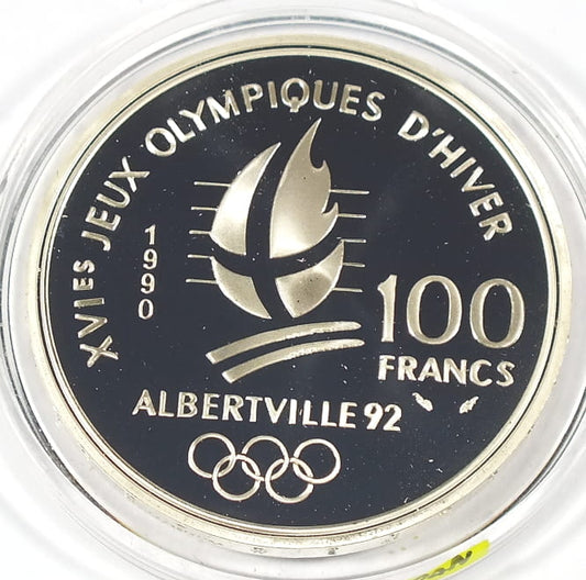 100 franków Albertville `92 - Łyżwiarstwo szybkie