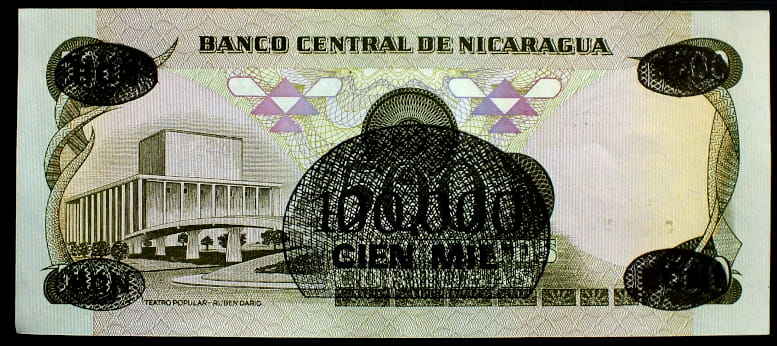 100000 Cordobas - Nikaragua 1987 r.