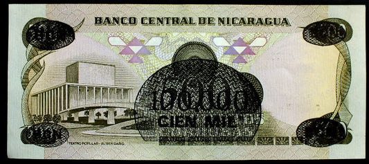 100000 Cordobas - Nikaragua 1987 r.